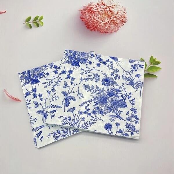 Servilletas de papel impresas de diseño personalizado con forma cuadrada para eventos