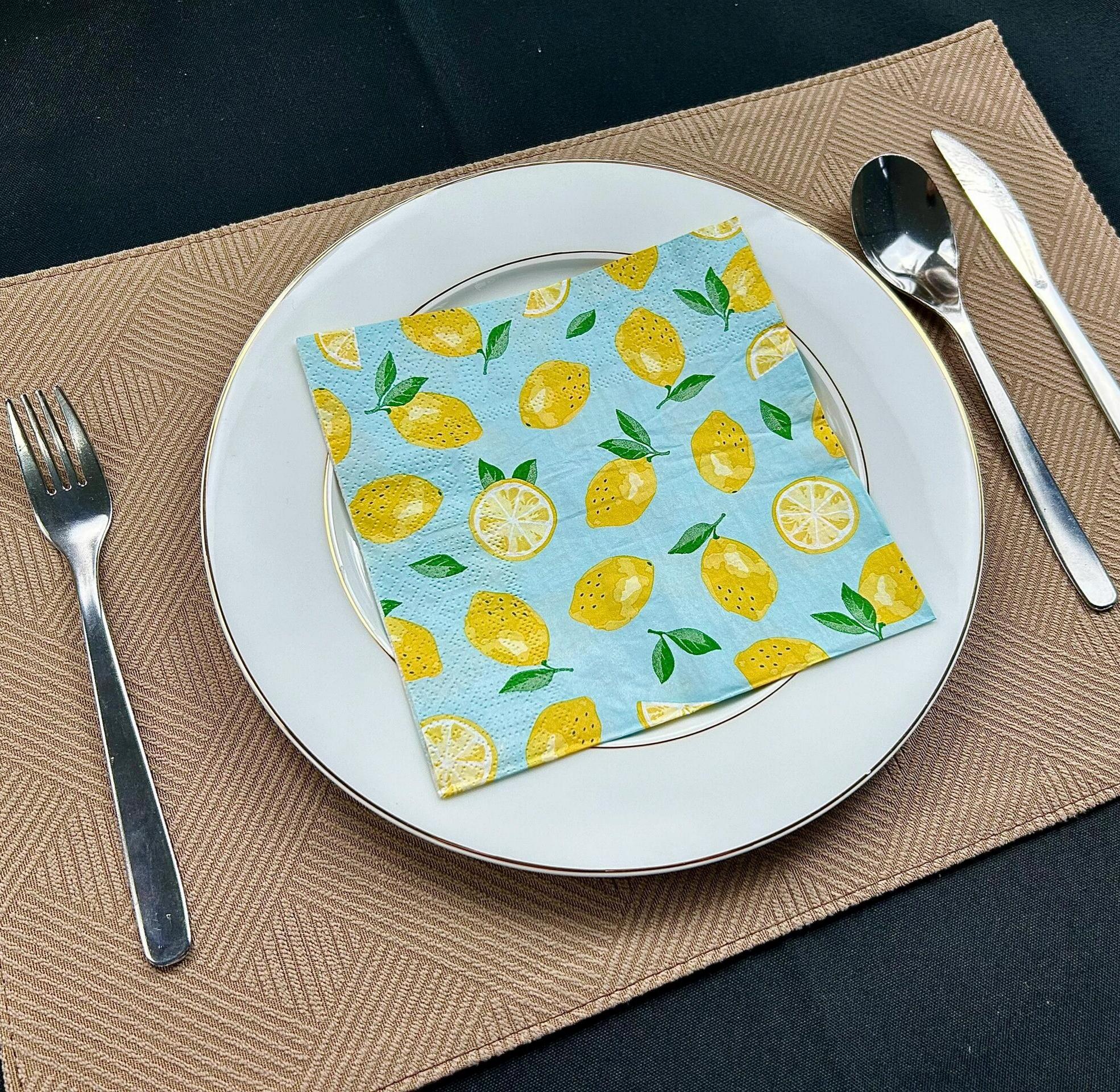 Servilletas de papel de 2 capas con impresión completa Patrón Friut